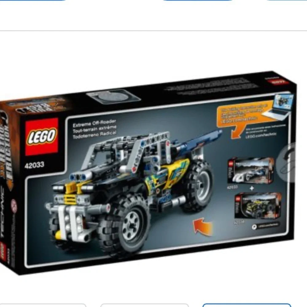 Lego technic recordbreaker set 42033 new in sealed box 125 pieces retired& rare
